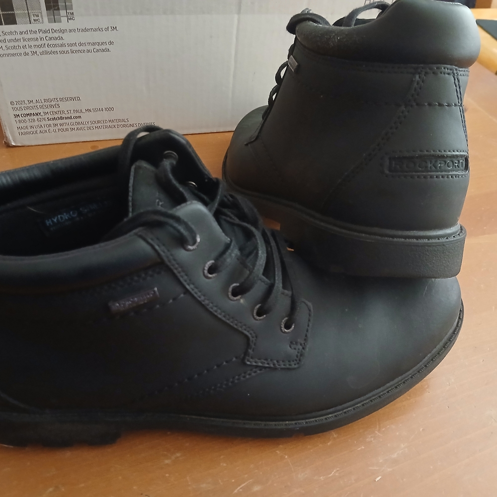 Rockport Men's Dark Leather Boots